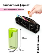 Точилка ErichKrause. City Neon, с контейнером, МИКС - Фото 3