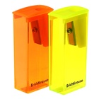 Точилка ErichKrause City Neon, 1 отверстие, с контейнером, пластиковая, МИКС 10343501