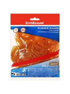 Банковская резинка, 100 г, ErichKrause, диаметр 40 мм, длина 60 мм, 100% каучук, пакет с европодвесом, натуральный цвет - Фото 4