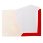 Бумага для акварели А4, 20 листов, блок 180 г/м², ErichKrause "Jolly Friends", 100% белизна, в картонной папке - фото 9472484