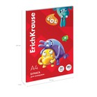 Бумага для акварели А4, 20 листов, ErichKrause Jolly Friends, блок 180 г/м², 100% белизна, в картонной папке - Фото 6