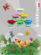Тесто для лепки, 6 цветов по 35 г, ErichKrause Baby, С Алоэ Вера, в коробке-рукаве - Фото 5