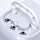 Туалет-домик для кошек закрытый с дверцей 43×32×33 см, серый - Фото 9