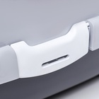 Туалет-домик для кошек закрытый с дверцей 43×32×33 см, серый - Фото 10