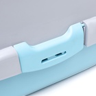 Туалет-домик для кошек закрытый с дверцей 43×32×33 см, бирюзово-серый - Фото 10