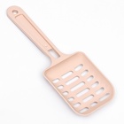 Туалет-домик угловой для кошек закрытый с дверцей 57×46×37 см, бежево-серый - Фото 12