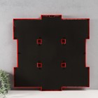 Мультирамка PLATINUM коллаж на 9 фото 10х15 см, красный с серебром - фото 23748487