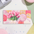 Конверт для денег «Весны! Красоты! Счастья!» глиттер, конгрев, 17?8 см (комплект 10 шт) - фото 40325224