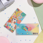 Конверт для денег "Весёлого Дня Рождения!" единорог, 17х8 см (комплект 10 шт) - фото 23776877