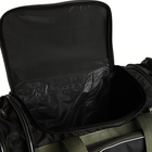 Сумка дорожная на молнии, с увеличением, 4 кармана, длинный ремень, цвет хаки - фото 23770038