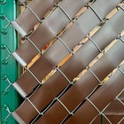 Заборна лента, 48 мм, 50 м, в наборе крепежи 50 шт., коричневая - Фото 5