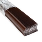 Штакетник пластиковый коричневый 40 см, RAL 6005 - комплект 30 шт - Фото 3