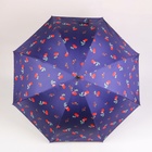 Зонт - трость полуавтоматический «Вишня», эпонж, 8 спиц, R = 51 см, цвет МИКС - Фото 11