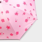 Зонт - трость полуавтоматический «Цветочки», эпонж, 8 спиц, R = 51 см, цвет МИКС - фото 9159243