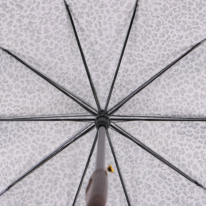 Зонт - трость полуавтоматический «Леопард», эпонж, 10 спиц, R = 50 см, цвет МИКС - фото 1906625132
