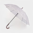 Зонт - трость полуавтоматический «Леопард», эпонж, 10 спиц, R = 50 см, цвет МИКС - фото 9159254