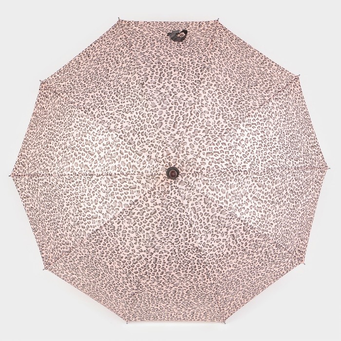Зонт - трость полуавтоматический «Леопард», эпонж, 10 спиц, R = 50 см, цвет МИКС - фото 1906625125