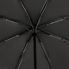 Зонт механический «Клетка», эпонж, 3 сложения, 8 спиц, R = 47 см, цвет МИКС - фото 9184544