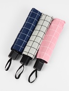 Зонт механический «Крупная клетка», эпонж, 4 сложения, 8 спиц, R=48/55 см, d=96 см, МИКС - Фото 5