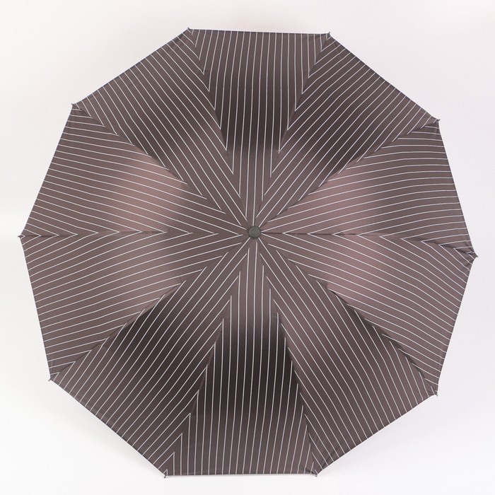 Зонт механический «Полоса», 4 сложения, 10 спиц, R = 53 см, цвет МИКС