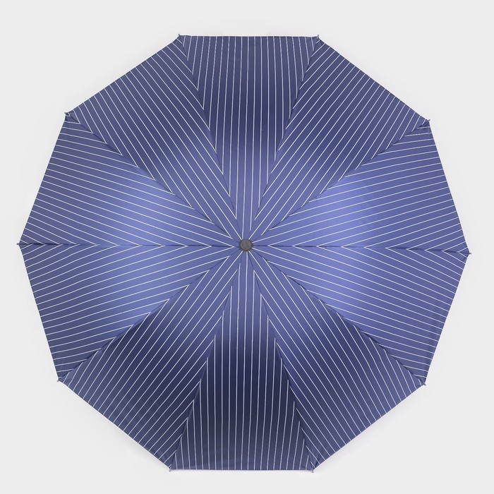 Зонт механический «Полоса», 4 сложения, 10 спиц, R = 53 см, цвет МИКС