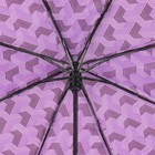 Зонт полуавтоматический «Геометрия», эпонж, 3 сложения, 8 спиц, R = 48 см, цвет МИКС - Фото 12