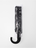 Зонт полуавтоматический «Мрак», эпонж, 3 сложения, 8 спиц, R=47/55 см, d=94 см, чёрный - Фото 6