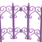 Ограждение декоративное, 25 × 180 см, 5 секций, пластик, сиреневое «Классика» - Фото 10