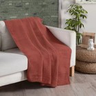 Плед Arya Home Softy, размер 150x200 см, цвет красный - фото 304666862