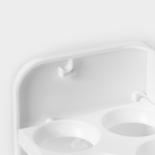 Контейнер для яиц IDEA, 30 ячеек, 25×10×19.5 см, полистирол, белый - Фото 8