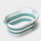 Таз складной «Флекс», 25 л, 54×38.5×7 см, морская волна - Фото 8