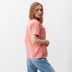 Футболка женская, цвет лососевый, размер 46 - фото 24354891