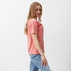 Футболка женская, цвет лососевый, размер 48 - фото 24354893