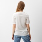 Футболка женская, цвет молочный, размер 48 - фото 24354919