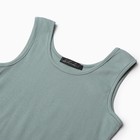 Комплект домашний женский (майка/шорты), цвет мята, размер 50 10350711