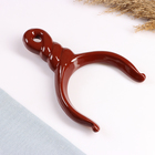 Набор горшочков для запекания Псковский гончар «Стандарт», 4 шт., 850 мл, с ухватом, коричневый - Фото 4