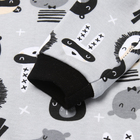 Боди с длинным рукавом, цвет серый/зверята, рост 74 см - фото 23843766