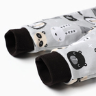 Штанишки детские, цвет серый/зверята, рост 80 см - Фото 3