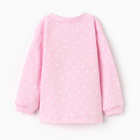 Лонгслив с длинным рукавом, цвет сердечки розовый, рост 74 - фото 23843816