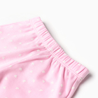 Штанишки детские, цвет сердечки розовый, рост 74 - Фото 2