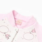 Комбинезон детский с открытыми ножками, цвет розовый/зайцы, рост 80 - фото 23843927