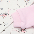 Кофточка детская с длинным рукавом, цвет розовый/зайцы, рост 62 - фото 23843935