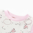 Лонгслив с длинным рукавом, цвет розовый/зайцы, рост 80 - фото 23843943