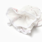 Царапки детские, цвет розовый/зайцы, 0-3 мес - фото 31327436