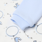 Лонгслив с длинным рукавом , цвет голубой/зайцы, рост 68 - фото 23843987