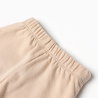 Штанишки детские, цвет бежевый/зайцы, рост 74 - фото 23844025