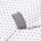 Комбинезон детский с открытыми ножками, цвет серый горох, рост 74 - фото 23844052