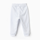 Штанишки детские, цвет серый горох, рост 80 - фото 23844088