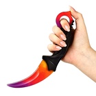 Деревянное оружие, детское сувенирное «Яркий», автомат, пистолет, керамбит, набор 3 шт. - Фото 6