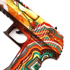 Деревянное оружие, детское сувенирное «Яркий», автомат, пистолет, керамбит, набор 3 шт. - Фото 9